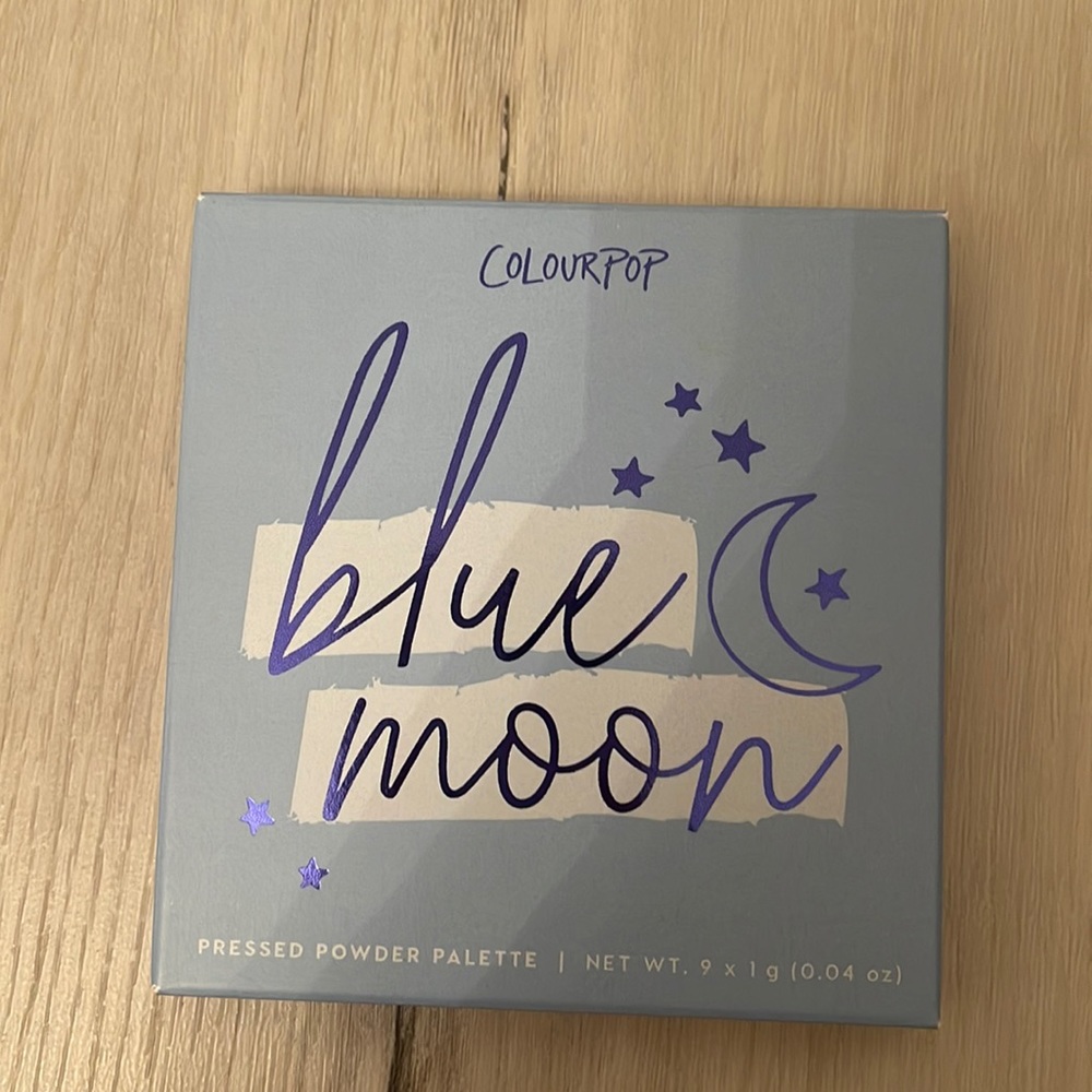 Colourpop Blue Moon eyeshadow palette